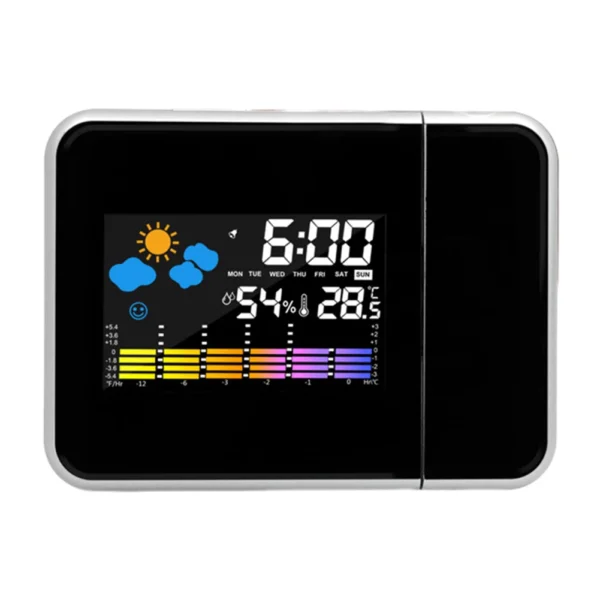 Smart Alarm Projection Clock w/Night Backlight