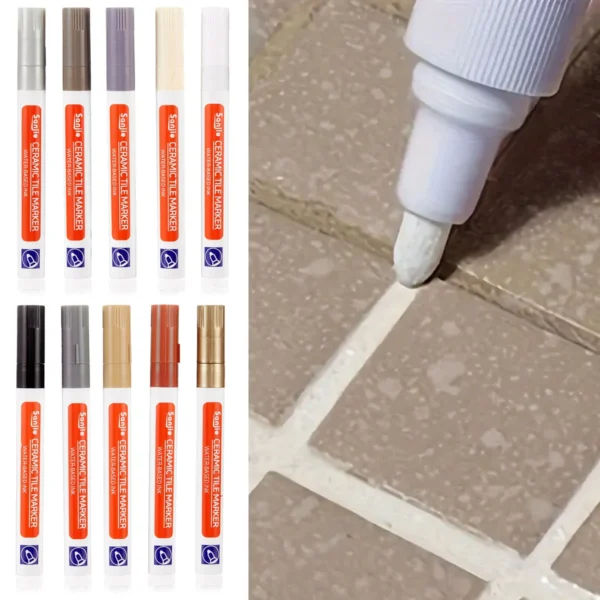 1Pc Ceramic Tile/Grout Pen w/Anti-Mold Filler