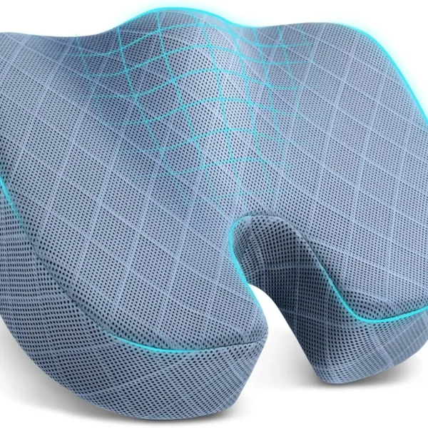 Office/Car Non-Slip Memory Foam Seat Cushion.