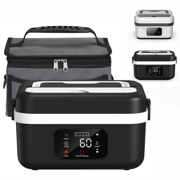 Insulated Lunch Box w/Built-in 8000mAh Battery