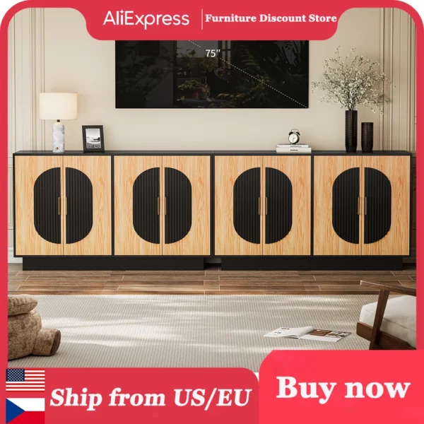 Multi-purpose Modular Credenza/Buffet w/Storage