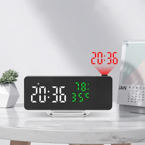 Multi-Function Digital USB Projection Alarm Clock