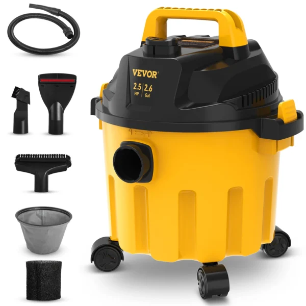 Wet/Dry Vacuum/Blower 2.6 Gallon 2.5 Peak HP